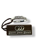 Anello Gianni Pace Donna Trilogy  in Oro bianco Diamante GPGTRY8